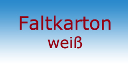 Faltkarton wei